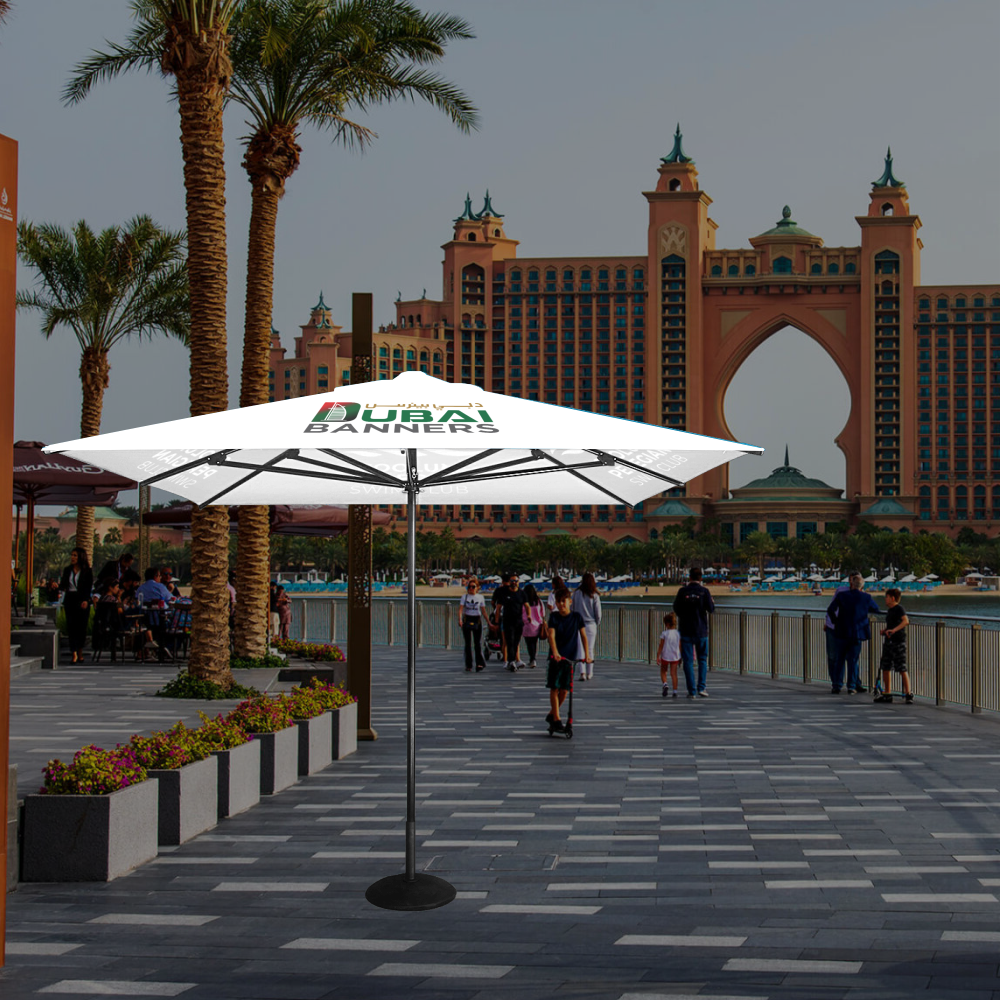 2x2m Square Patio Umbrellas With Valances