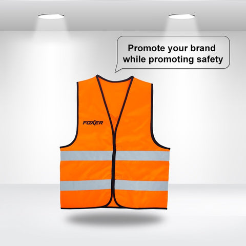 Safety Vest With Velcros Closure - Dubai Banners