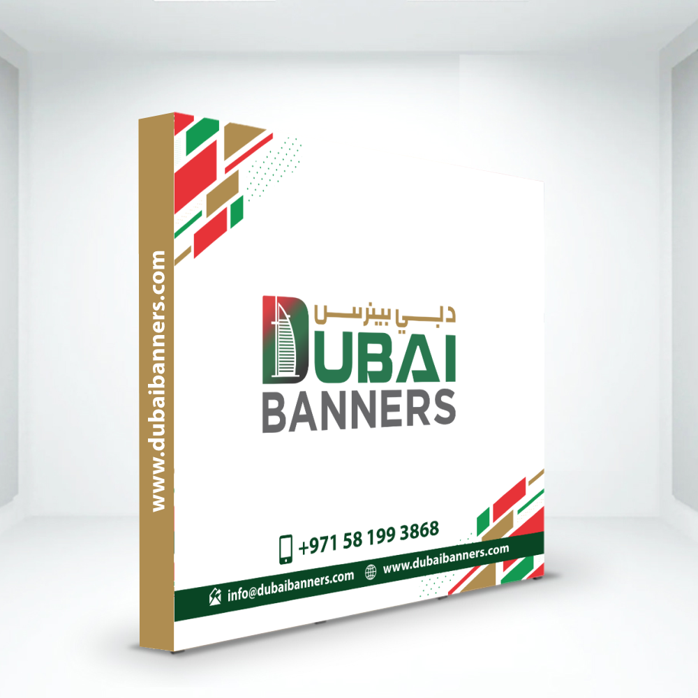 Double Sided Straight Fabric Popup Displays