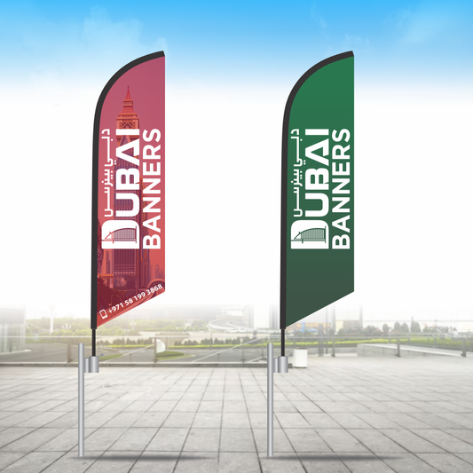 Duplex Printing Advertising Flag-Blade