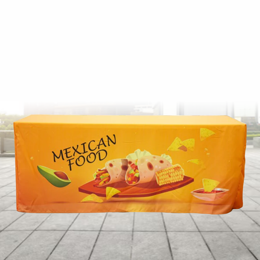 Fitted Table Covers Back with Velcro