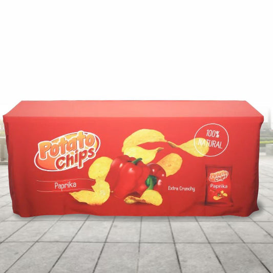 Fitted Table Covers Back with Zipper