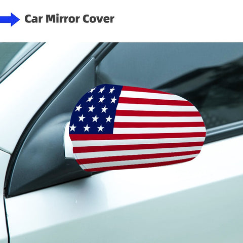 Car Mirror Cover - Dubai Banners