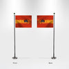 Duplex Printing Custom Pole Sleeve Flags - Dubai Banners