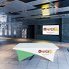 Cross-over Stretch Table Covers - Dubai Banners