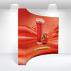 Curved Fabric Popup Displays - Dubai Banners