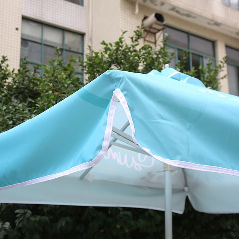 2x2m Square Patio Umbrellas With Valances - Dubai Banners
